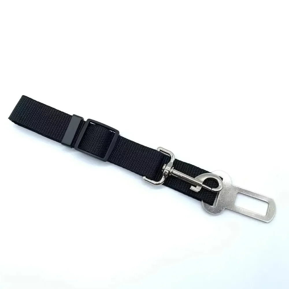 Adjustable Dog Car Seat Belt Harness with Leash & Collar