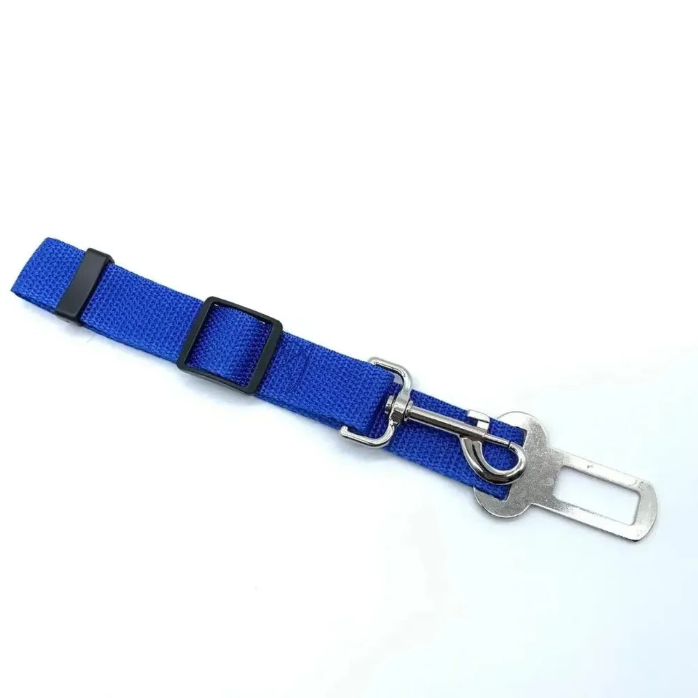 Adjustable Dog Car Seat Belt Harness with Leash & Collar